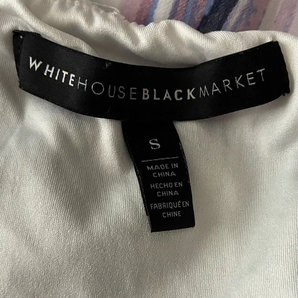 White House Black Market Backless Purple and Pink Dress S - Picture 10 of 12